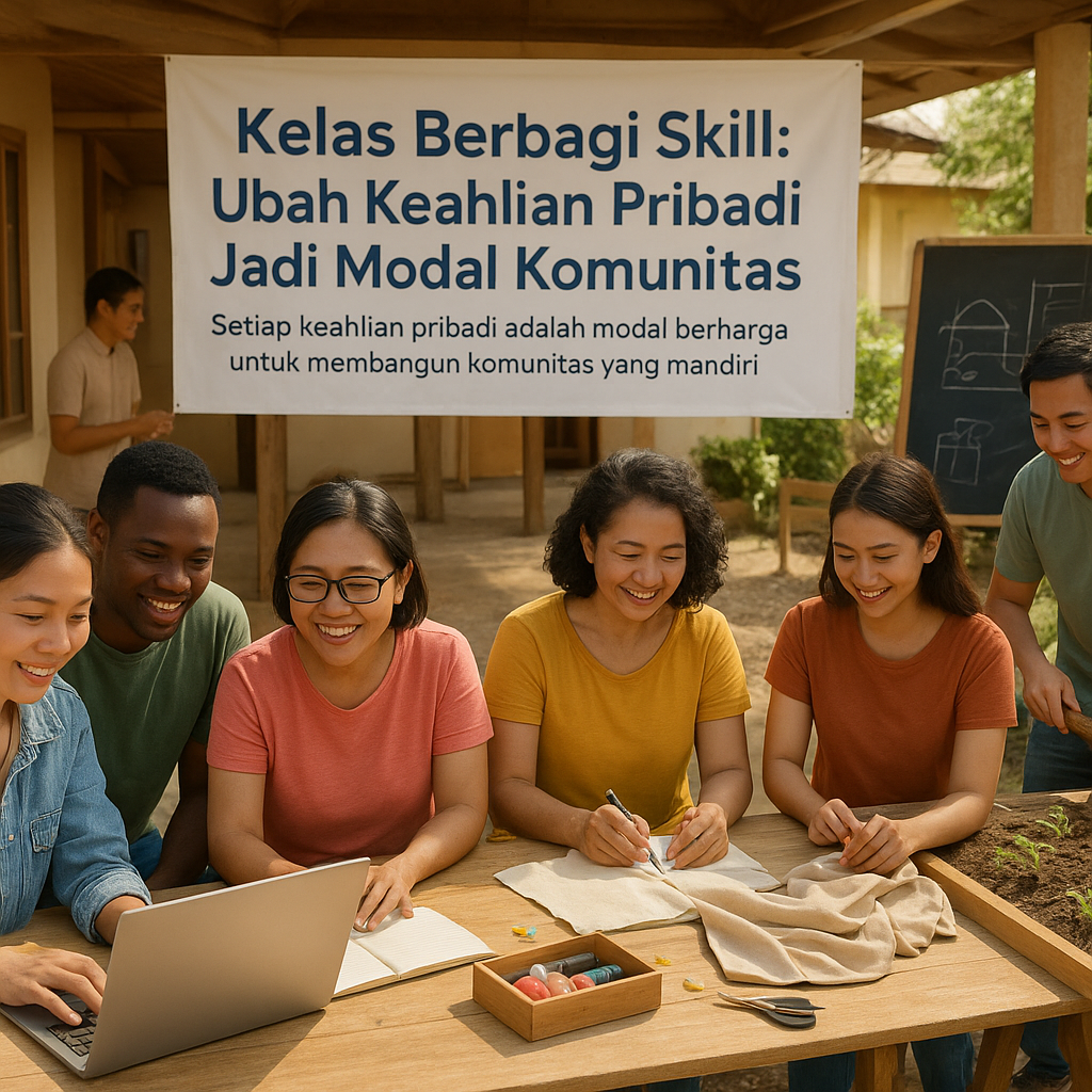 Kelas Berbagi Skill: Ubah Keahlian Pribadi Jadi Modal Komunitas