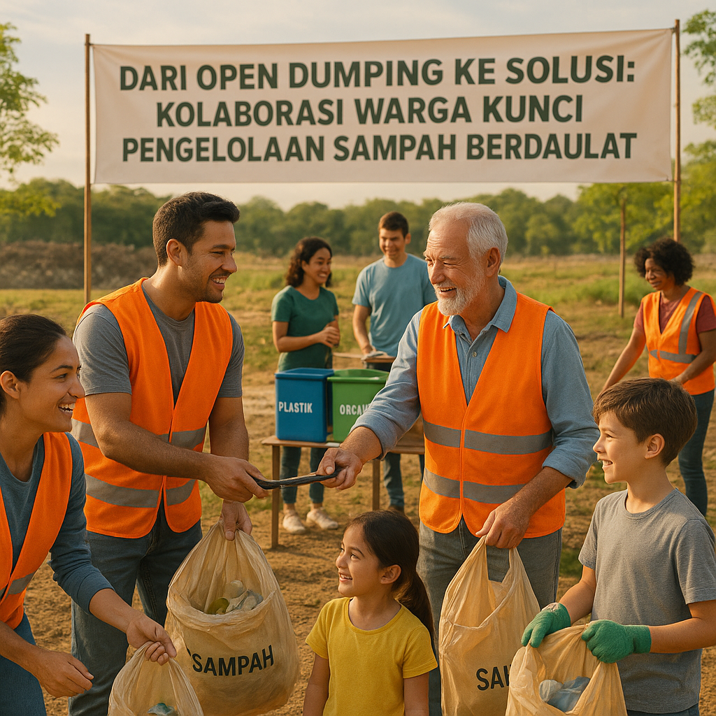 Dari Open Dumping ke Solusi: Kolaborasi Warga Kunci Pengelolaan Sampah Berdaulat