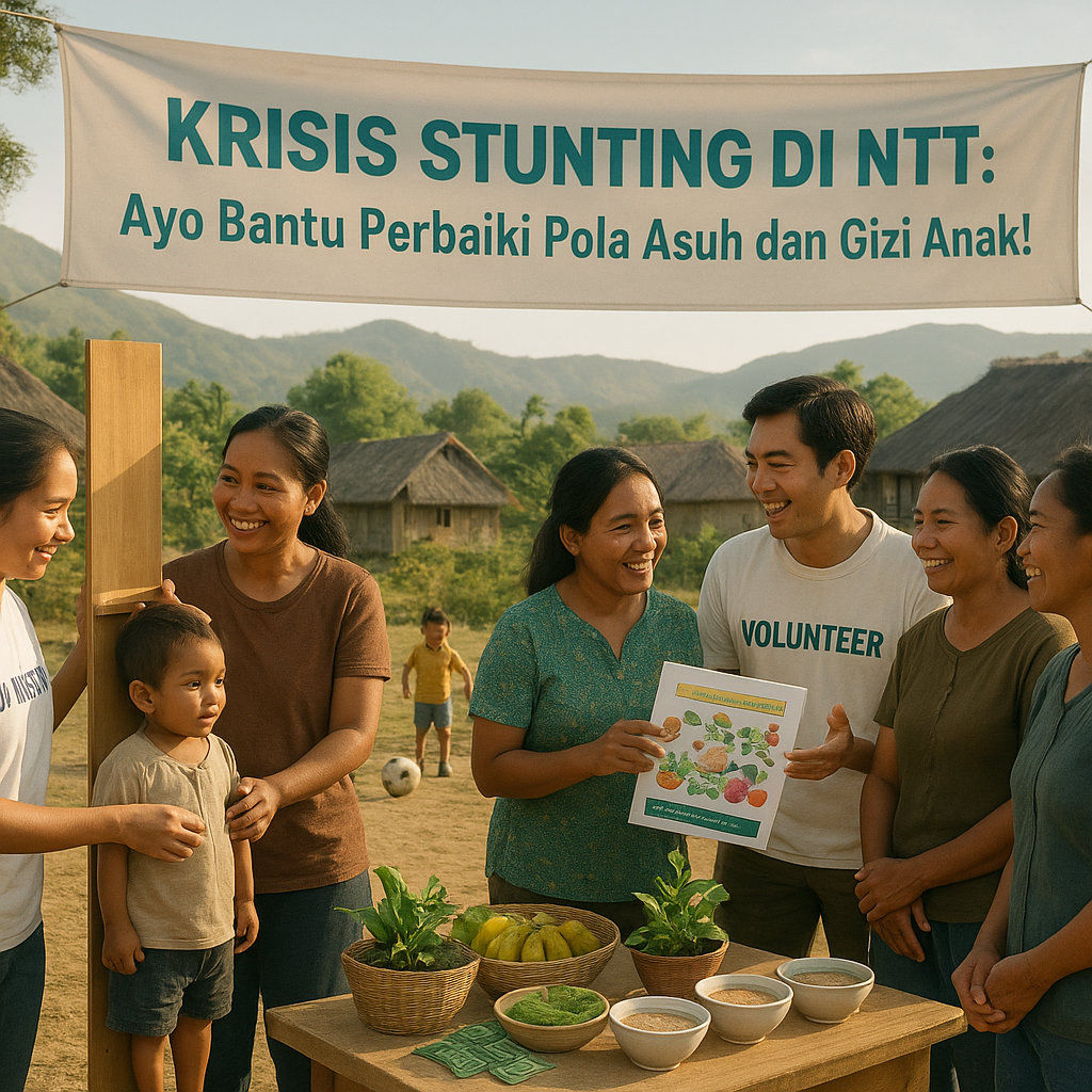Krisis Stunting di NTT: Ayo Bantu Perbaiki Pola Asuh dan Gizi Anak!