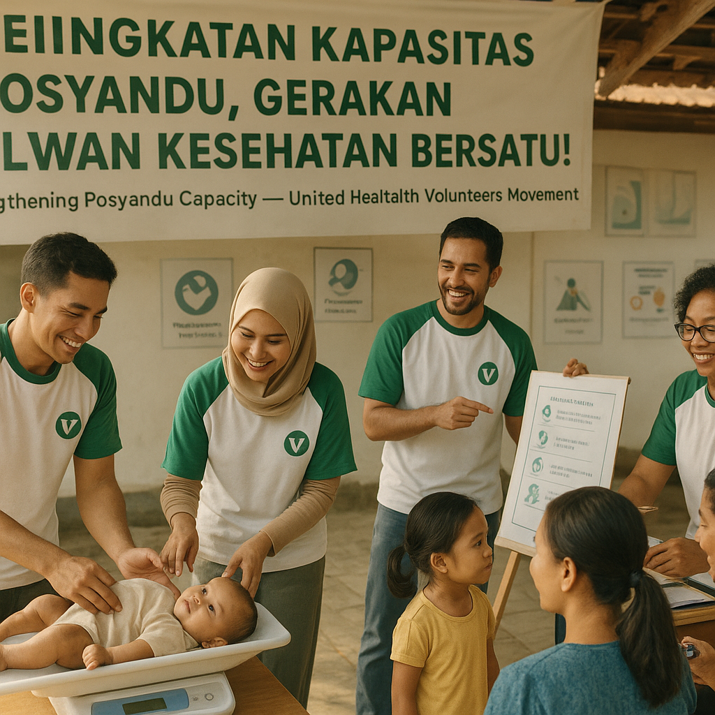 Peningkatan Kapasitas Posyandu, Gerakan Relawan Kesehatan Bersatu!