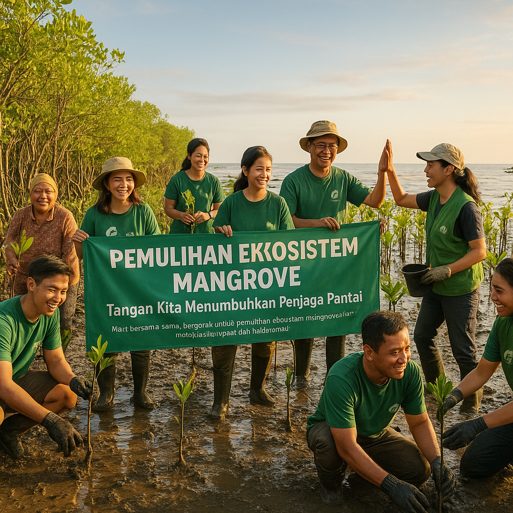 Pemulihan Ekosistem Mangrove: Tangan Kita Menumbuhkan Penjaga Pantai