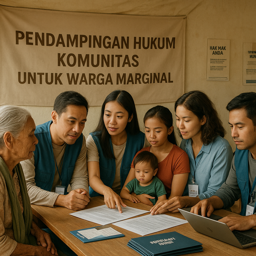 Pendampingan Hukum Komunitas untuk Warga Marginal