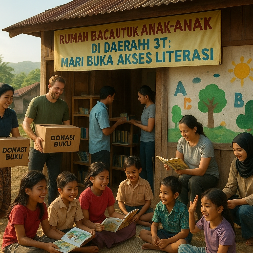 Rumah Baca untuk Anak-anak di Daerah 3T: Mari Buka Akses Literasi
