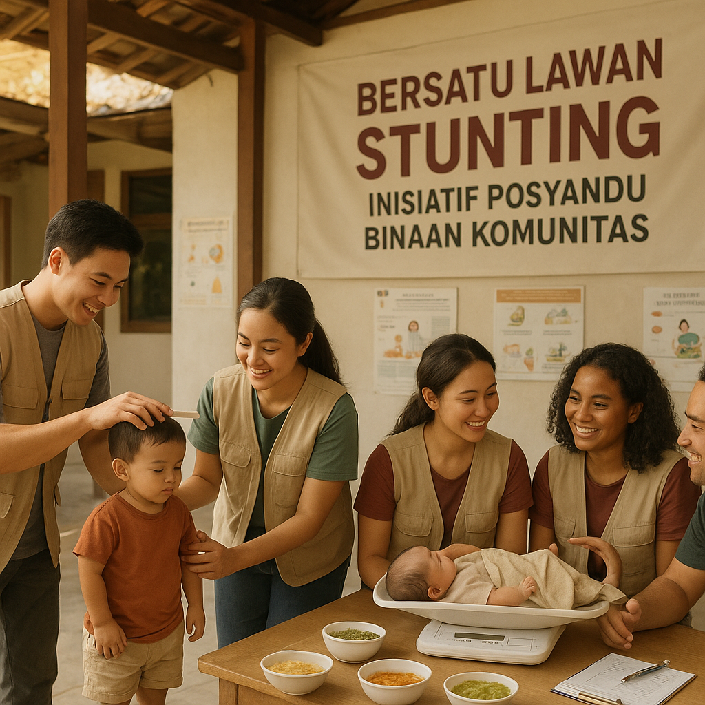 Bersatu Lawan Stunting: Inisiatif Posyandu Binaan Komunitas